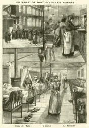 Refuge pour femmes sans-abri à Paris