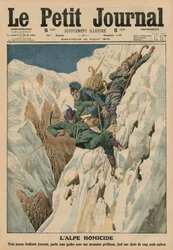 Alp homicide, illustration de couverture de «Le Petit Journal», supplément illustré, 10 août 1913