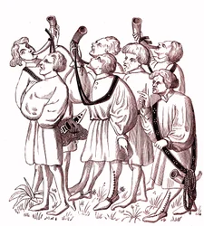 Sonnerie de cor de chasse (15ème siècle) - Similitude d