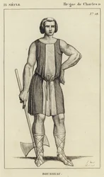 IX Siècle, Règne de Charles II, Bourreau (gravure)