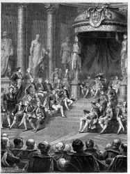 Séance impériale au Sénat : discours de Napoléon sur la constitution du nouveau royaume d