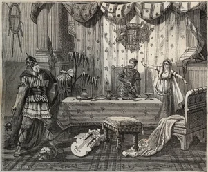 En 978, Lothaire (941-986), roi des Francs, entra dans le palais d