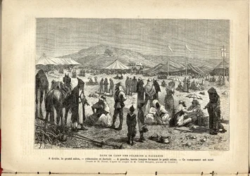 Dans le camp des pèlerins à Nazareth., Anonyme, Le Pèlerin