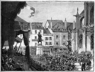 Inauguration de la statue d
