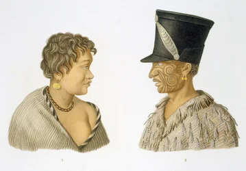 Habitants de la Nouvelle-Zélande, 1826