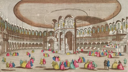 Intérieur de la Rotonde, Ranelagh House, Londres