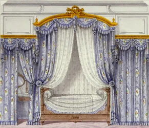 Intérieur montrant des meubles d