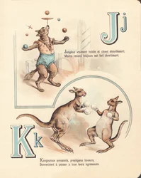 J K : Renard joyeux, jongleur, kangourou, kickboxing