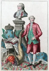 Jacques Necker (1732-1804) - Grand Necker, ta sage prudence, fera nos cœurs réjouis ; tu ramènes l
