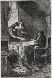 Jean Chapelain (1595-1674) poète et critique littéraire français et Pierre Costar (1603-1660) ont donné à Jean-Baptiste Colbert (1619-1683) une liste d