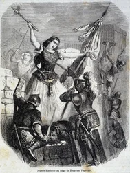 Jeanne Hachette à Beauvais en 1472 - dans « Histoire de France » par L.-P. Anquetil