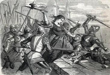 Jeanne Laisné face à Charles le Téméraire - 1864