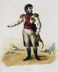 Joachim Murat (Gioacchino Murat) (1767-1815), Maréchal de France et Roi de Naples - dans "Plutarque Français"