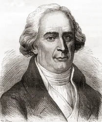 Joseph-Michel Montgolfier, extrait de Les Merveilles de la Science, publié vers 1870 (gravure)