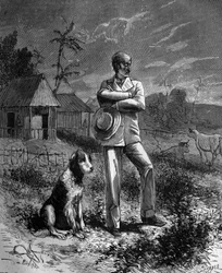 Joseph Lakanal (1762 - 1845), homme politique français dans sa plantation à Mobile Bay