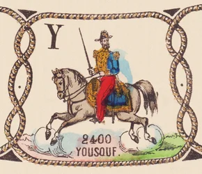 Joseph Vantini (1808-1866) général français appelé Yousouf, vers 1860 (impression)
