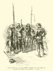 Le roi Jean et son fils Philippe réclamés comme prisonniers par les chevaliers et écuyers anglais