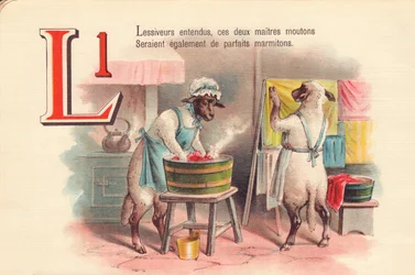 L : Détergents à lessive entendus, ces deux moutons maîtres seraient également des pots parfaits