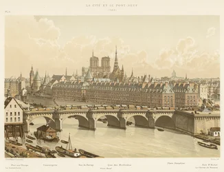 La Cité et le Pont-Neuf, 1665