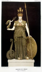 La Minerve de Simart - dans "Histoire des Grecs" Victor Duruy 1887