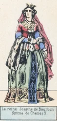 La reine Jeanne de Bourbon, femme de Charles V