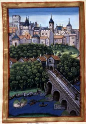 La ville de Lyon - dans "Roman de Palamus, conte de Lion" par Simphorian-Champier