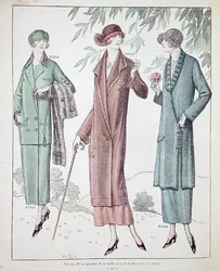Manteaux pour dames, illustration de 