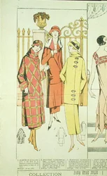 Manteaux pour dames, illustration de 