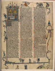 Lancelot-Graal (Le Cycle de la Vulgate en Prose), Add MS 10294/1 f.1dr