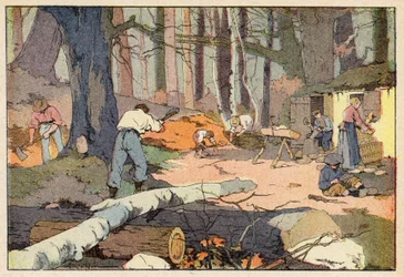 Le Bûcheron, Le Sabotier