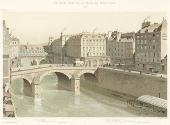 Le Petit-Pont et la Place du Petit-Pont