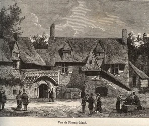 Le Plessis-Macé - Maine-et-Loire, région Pays de la Loire (gravure dans 