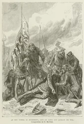 Le Roi Tomba Si Rudement, Que Le Sang Lui Jaillit Du Nez