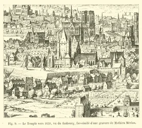 Le Temple vers 1620