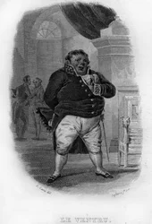 Le Ventru Chanson de Beranger dans "Œuvres complètes" (1834)