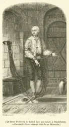 Le baron Frederick de Trenck dans son cachot, a Magdebourg
