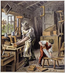 Le joinisier - dans "Magazine des petits enfants", éd. Hachette, vers 1900