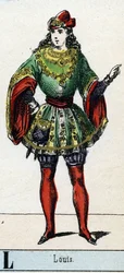 Lettre L comme Louis. Abécédaire du Musée Théâtral. Imagerie d