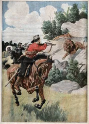 Chasse au lion