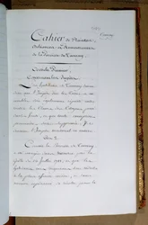 Liste des plaintes et demandes adressées au roi Louis XVI par la paroisse de Taverny, avril 1789