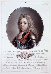 Louis-Joseph, Duc de Vendôme, de Portraits des grands hommes, femmes illustres, et sujets mémorables de France, publié 1787-92