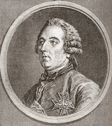 Louis César de La Baume Le Blanc, duc de Vaujours, duc de La Vallière, 1708-1780. Noble français, bibliophile et militaire. De 