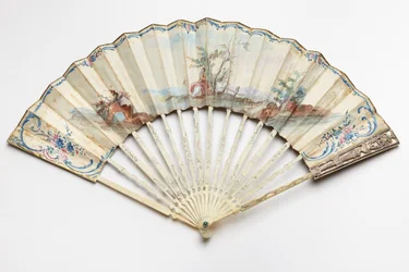 Éventail période Louis XVI, dernier quart du XVIIIe siècle
