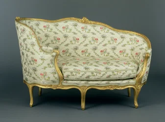 Veilleuse sculptée dorée de Louis XV, vers 1750