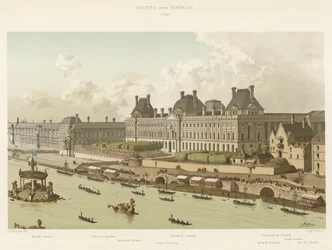 Louvre sous Louis XV, 1739