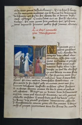 MS Hunter 252 036v Page de Cent Nouvelles Nouvelles, vers 1461-62