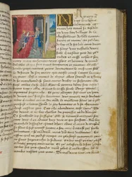 Page de Cent Nouvelles Nouvelles, c.1461-62