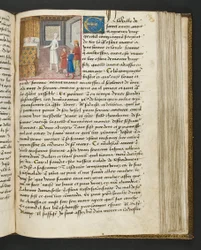 Page de Cent Nouvelles Nouvelles, c.1461-62