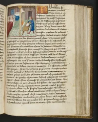 Page de Cent Nouvelles Nouvelles, c.1461-62
