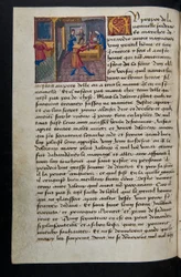 Page de Cent Nouvelles Nouvelles, c.1461-62